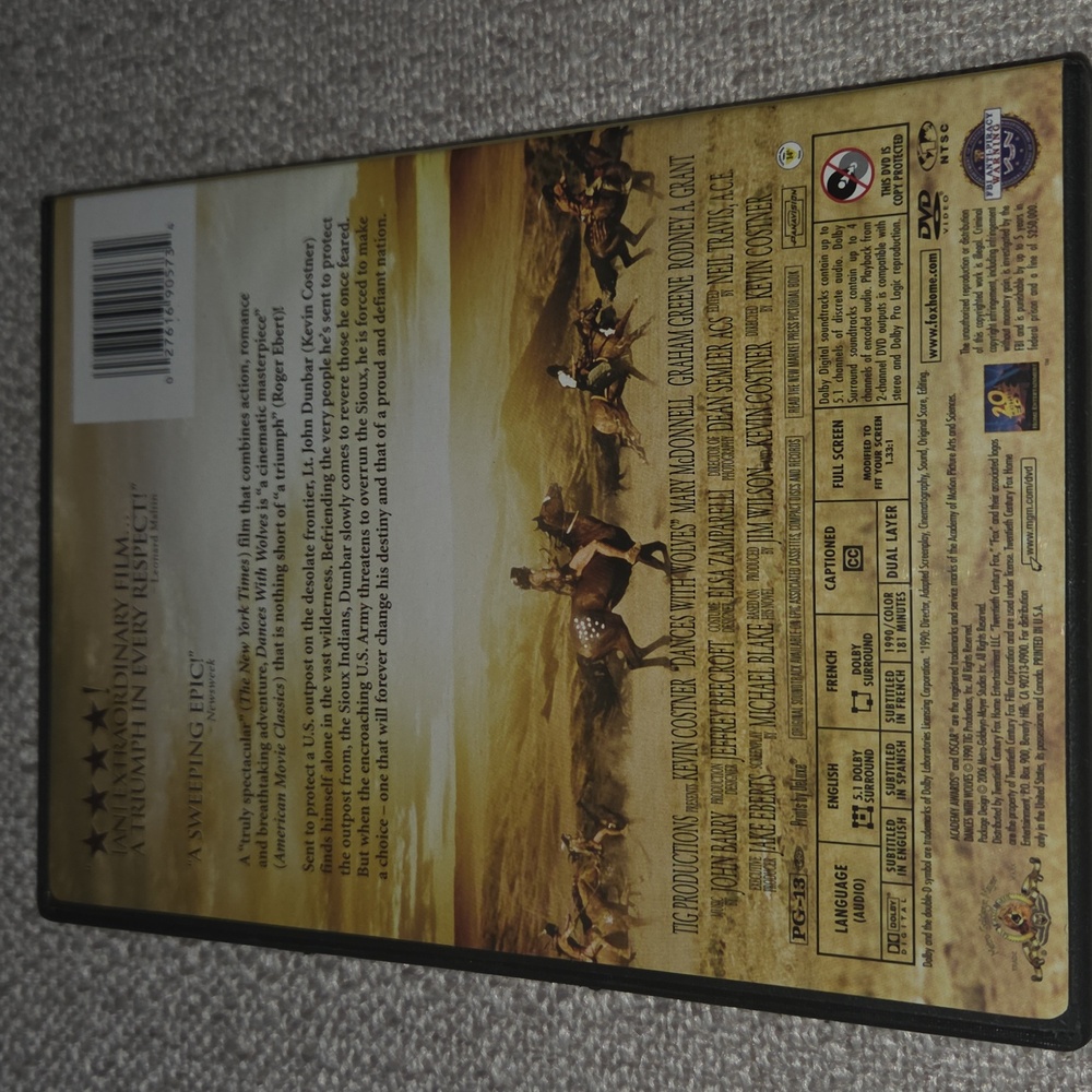 DVD: Dances With Wolves - Picture 2 of 4